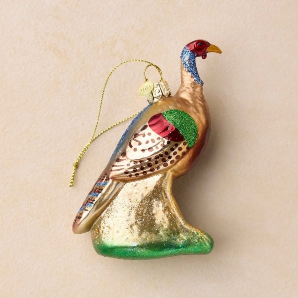 John Derian for Target Glass Turkey Ornament